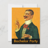 Slick Dapper Snapper ~ Bachelor Party Invitation Kaart (Voorkant)