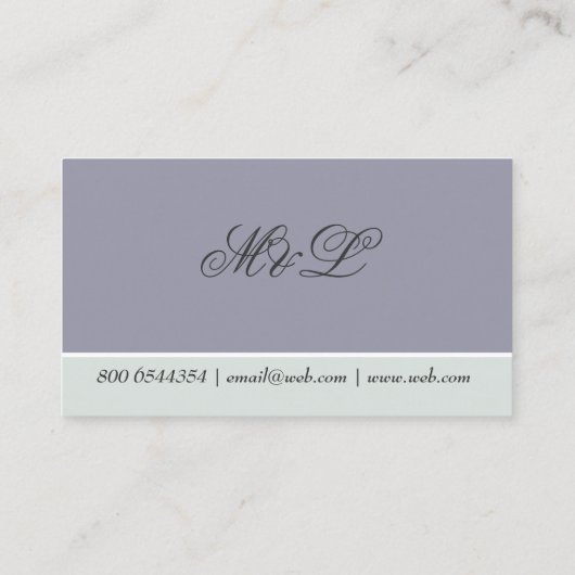 Slick Design Trendy Colors Impression Booster Visitekaartje (Achterkant)