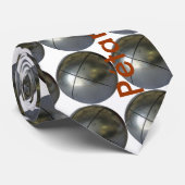 Slick design voor een formeel Petanque-evenement Stropdas (Opgerold)