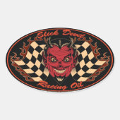 Slick Devil Motor Oil Sticker (Voorkant)