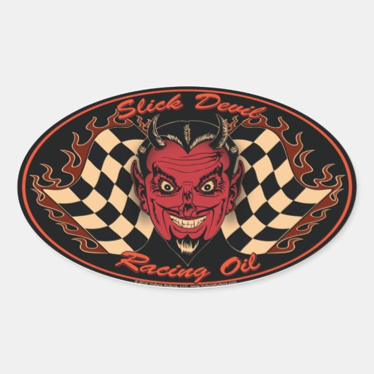 Slick Devil Motor Oil Sticker (Voorkant)