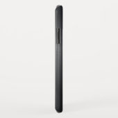 Slick donkergrijze metallic achtergrond Case-Mate iPhone case (Achterkant/rechts)