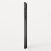 Slick donkergrijze metallic achtergrond Case-Mate iPhone case (Achterkant/links)