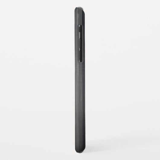 Slick donkergrijze metallic achtergrond Case-Mate iPhone case (Achterkant/links)