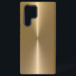 Slick Faux Gold Metallic Roestless Steel Kijk Samsung Galaxy Hoesje<br><div class="desc">Elegant slick faux goudmetallisch roestvrij staal.</div>
