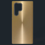 Slick Faux Gold Metallic Roestless Steel Kijk Samsung Galaxy Hoesje<br><div class="desc">Elegant slick faux goudmetallisch roestvrij staal.</div>