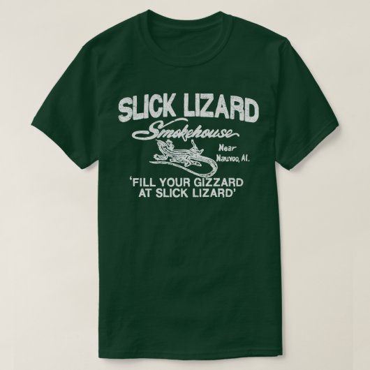Slick Lizard Smokehouse T-shirt (Design voorkant)