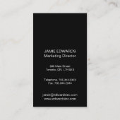 Slick Masculine Visitekaartjes (Achterkant)