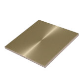 Slick Metallic Faux Gold Roestvrij staal look Tegeltje (Zijkant)