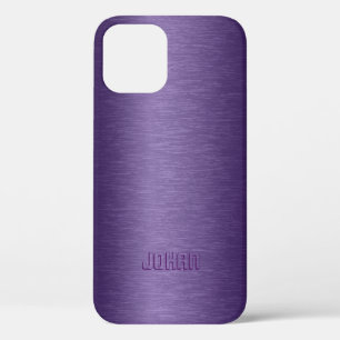 Slick Metallic Paarse achtergrond Case-Mate iPhone Case