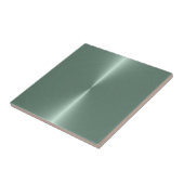 Slick Metallic pasta Green Stainless Steel Kijk Tegeltje (Zijkant)