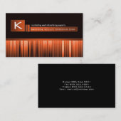 Slick Monogram Visitekaartje (Voorkant / Achterkant)