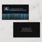 Slick Monogram Visitekaartje (Voorkant / Achterkant)