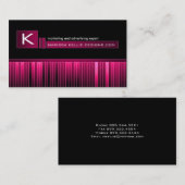 Slick Monogram Visitekaartje (Voorkant / Achterkant)