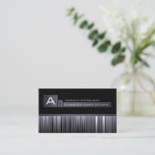 Slick Monogram Visitekaartje (Staand voorkant)