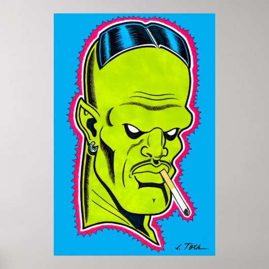 "Slick Nick" Nebulon™ Poster (Voorkant)