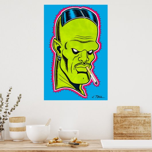 "Slick Nick" Nebulon™ Poster (Keuken)