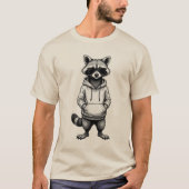 Slick Raccoon Easter Shirt: het coole T-shirt voor (Voorkant)