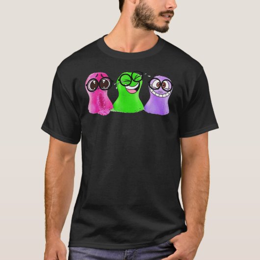 SLICK SLIME SAM, FUNNY T-SHIRT (Voorkant)