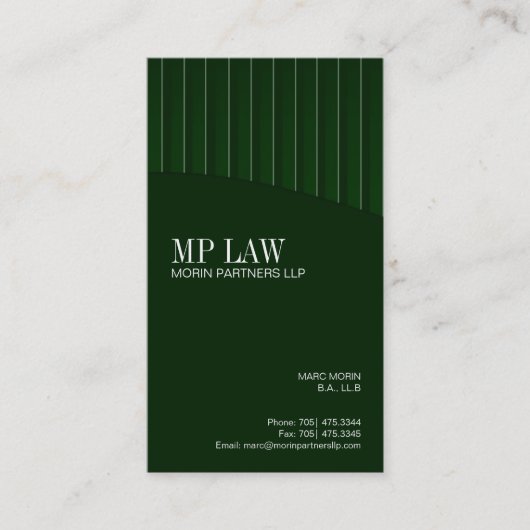 Slick Visitekaartje (Voorkant)