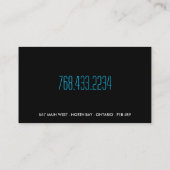 Slick Visitekaartje (Achterkant)