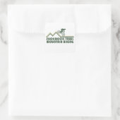 Slickrock Trail - Mtb Mountainbiken Vierkante Sticker (Tas)