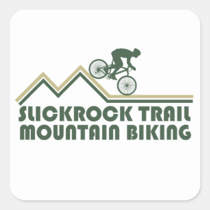 Slickrock Trail - Mtb Mountainbiken Vierkante Sticker