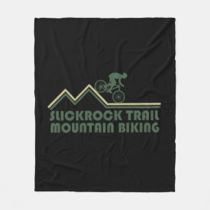 Slickrock Trails MTB mountainbiken Fleece Deken