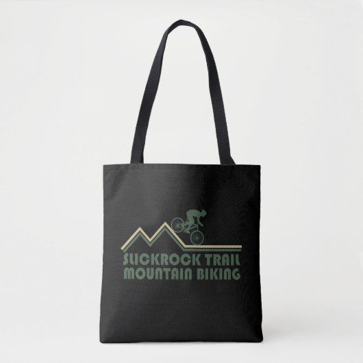 Slickrock Trails MTB mountainbiken Tote Bag (Voorkant)