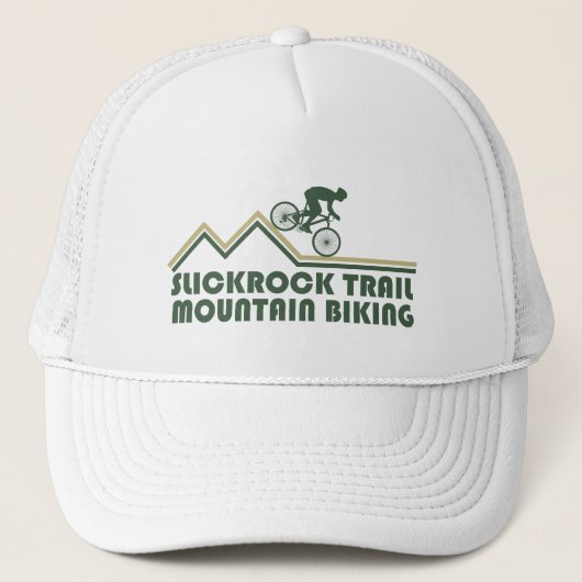 Slickrock Trails MTB mountainbiken Trucker Pet (Voorkant)