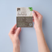 Slictbrood aan boord, bakkerijen, bakkerijwinkel flyer (Hand)