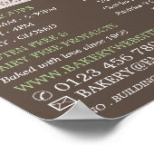 Slictbrood aan boord, bakkerijen, bakkerijwinkel poster (Hoek)