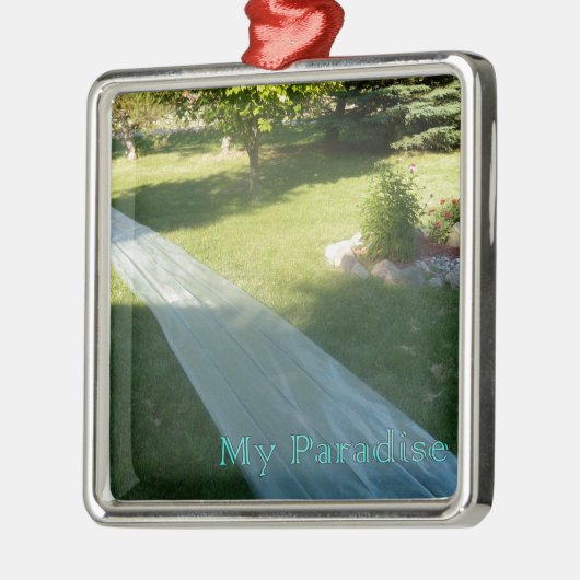 Slide Paradise Metalen Ornament (Links)