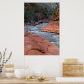 Slide Rock in Sedona, AZ 3590 Poster (Keuken)