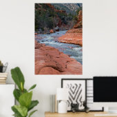 Slide Rock in Sedona, AZ 3590 Poster (Thuiskantoor)