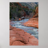 Slide Rock in Sedona, AZ 3590 Poster (Voorkant)