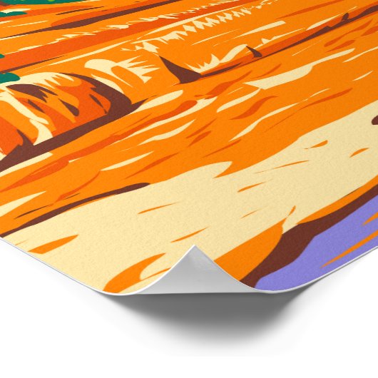 Slide Rock State Park Arizona  Poster (Hoek)