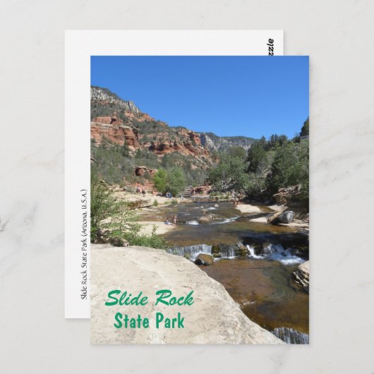 Slide Rock State Park briefkaart (Voorkant / Achterkant)