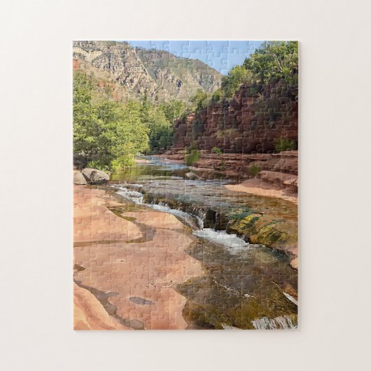 Slide Rock Stream Puzzle Legpuzzel (Verticaal)