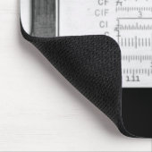 Slide Rule Mousepad Muismat (Hoek)