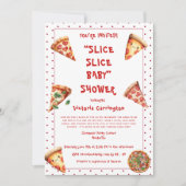 Slide Slice Baby Cute Baby Shower Kaart (Voorkant)