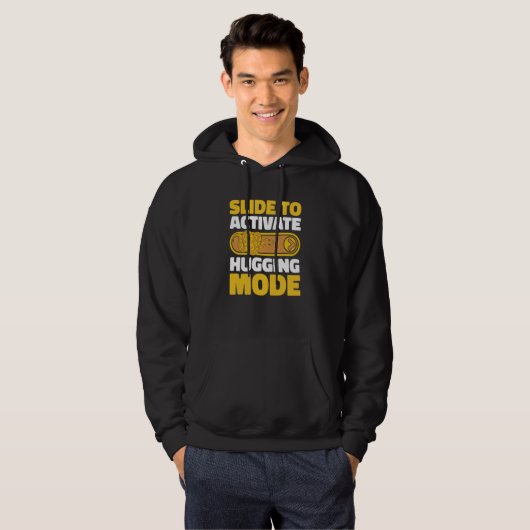 Slide To Activate Hugging Mode Pythonidae Banana B Hoodie (Voorkant volledig)
