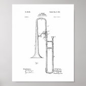 Slide-trombone-patent Poster (Voorkant)