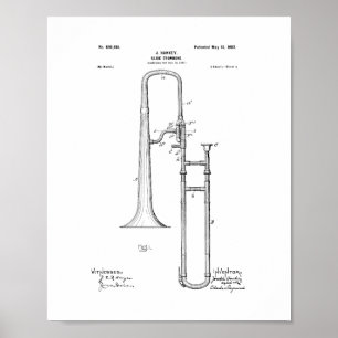 Slide-trombone-patent Poster