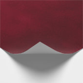 Slidge Burgundy Red Wrapping Paper Cadeaupapier (Hoek)