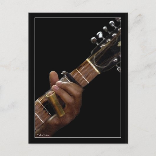 Slidin' the Blues Briefkaart (Voorkant)