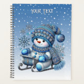 Sliding Snowman kerstvakantie Planner (Voorkant)