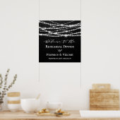 Sliert Lichtjes Oefenavond Eetmaal Welkomstbord Po Poster (Keuken)