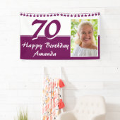 Slierten Sterren Foto 70e Verjaardagsfeestje  Spandoek (Insitu)