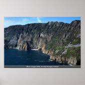 Slieve League Cliffs, County Donegal, Ierland Poster (Voorkant)